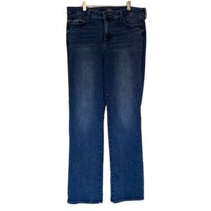 NYDJ Marilyn Straight Medium Wash Lift Tux Jeans 14